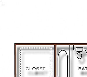 Two bedroom Floor Plan